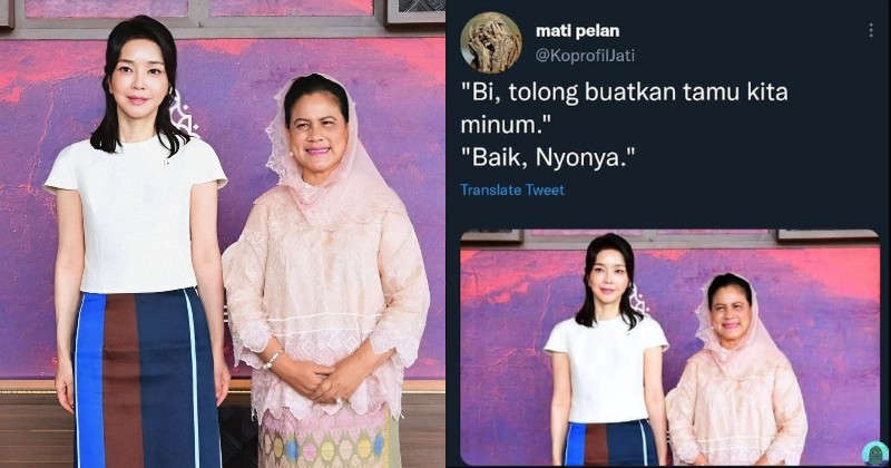Keterlaluan, Iriana Jokowi Dihina Saat Foto Bareng Istri Presiden Korsel
